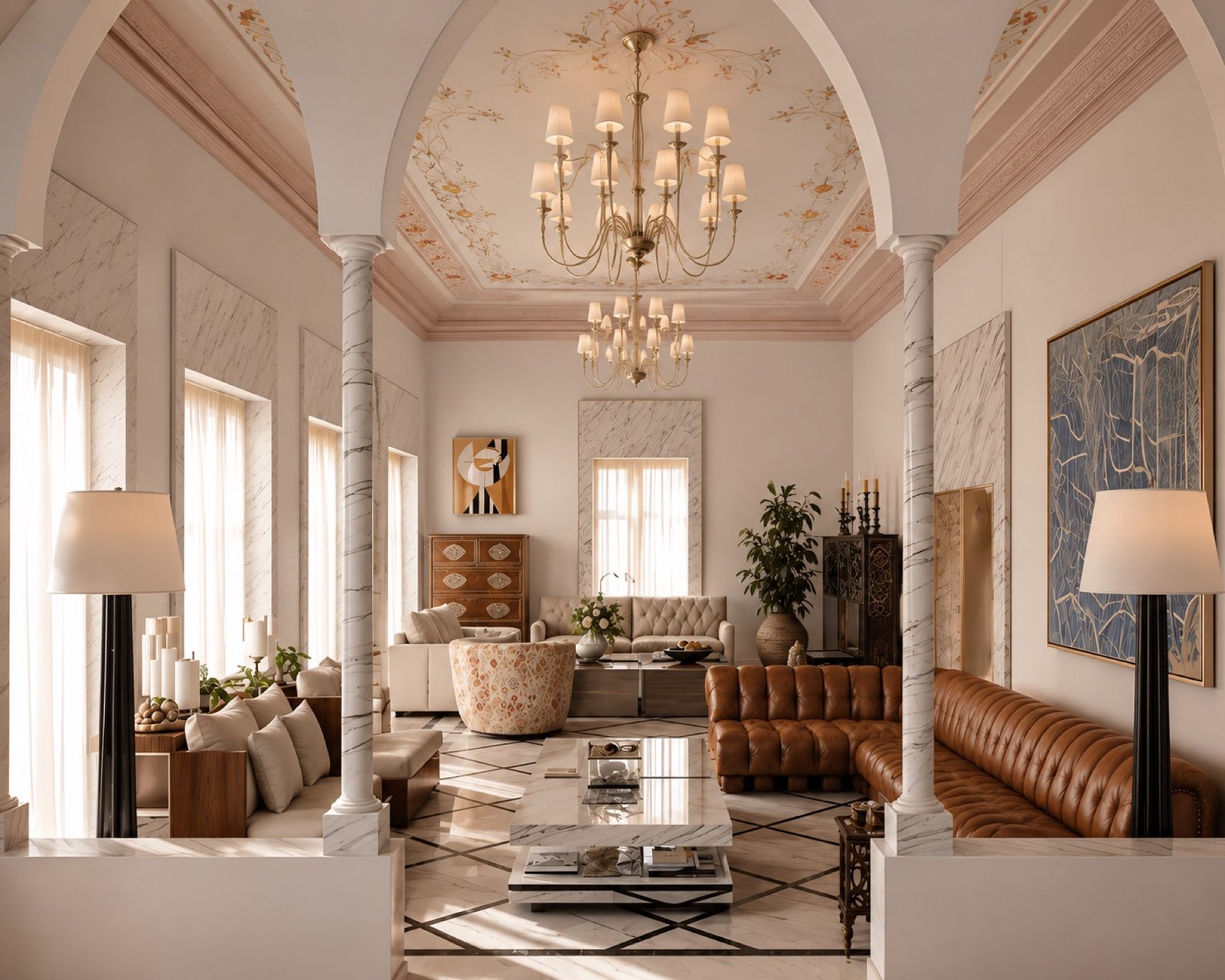 Lebanese Villa Reception