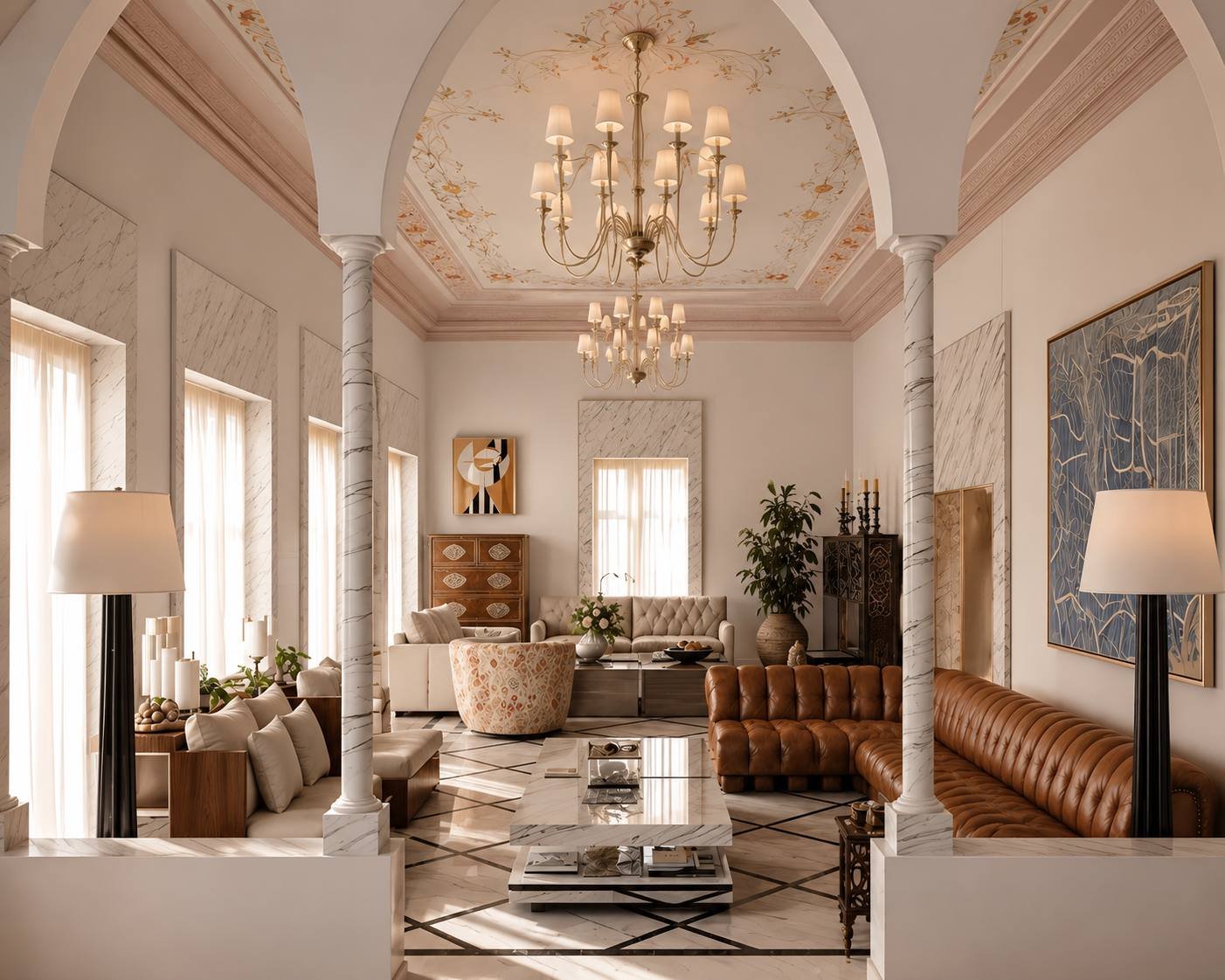 Lebanese Villa Reception